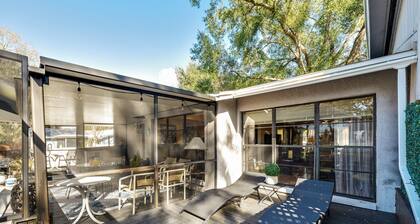 Stunning Home w/ Heated Saltwater Pool & Pond View + 12 Guests + Great Location