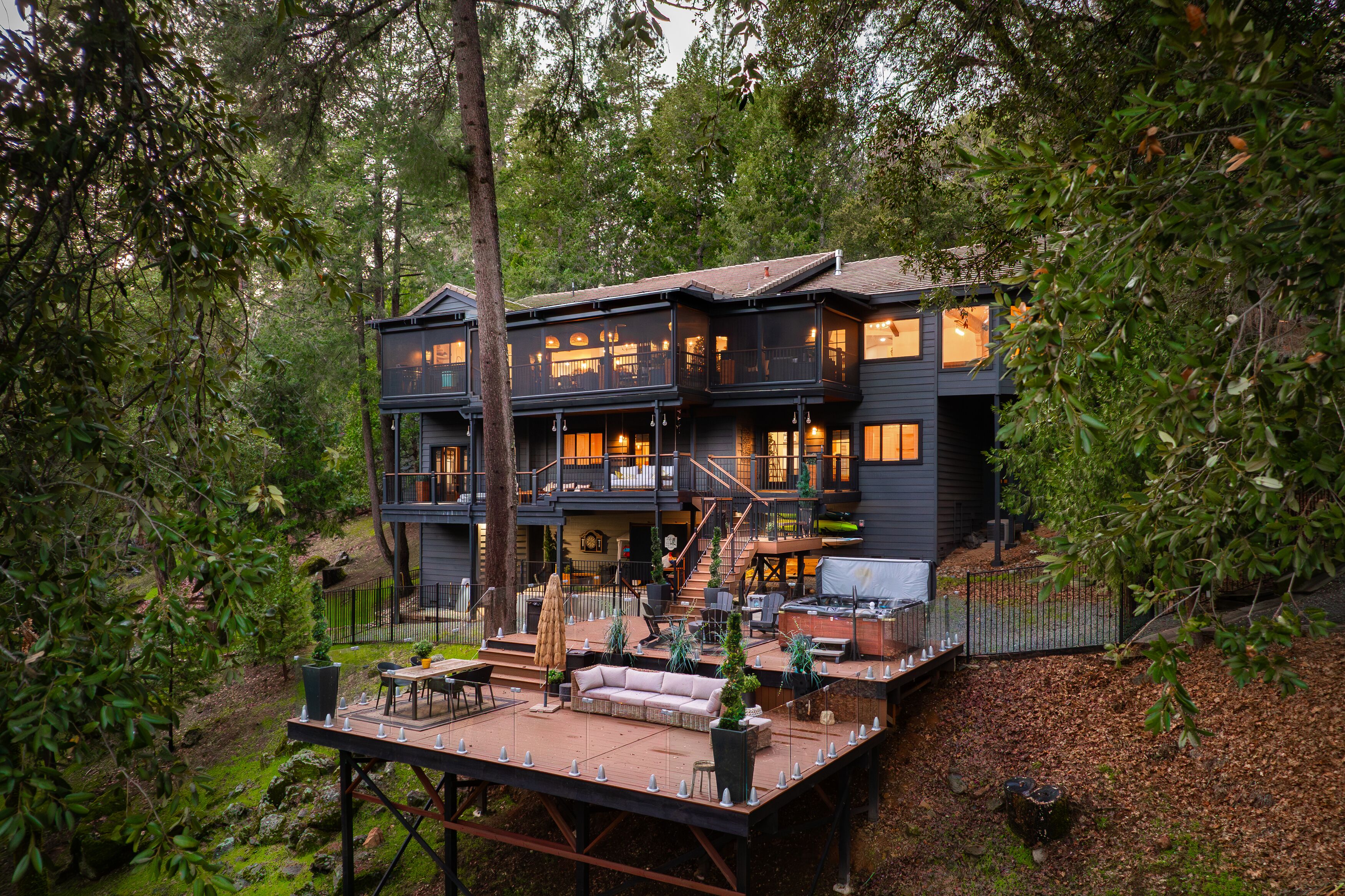 Private and Serene Rollins Lake Water Front Estate