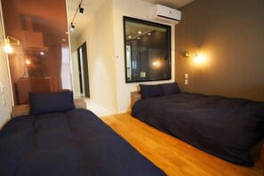 4 bedrooms, desk, free WiFi, bed sheets - Niijima Guest House Etcetra Luxury guest house / Niijimamura Tokyo (Niijimamura)
