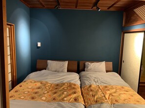 2 chambres, bureau, Wi-Fi gratuit, draps fournis