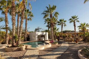 Outdoor pool, a heated pool - Casa Del Arte - a modern desert oasis ft. in Vogue (Todos Santos)
