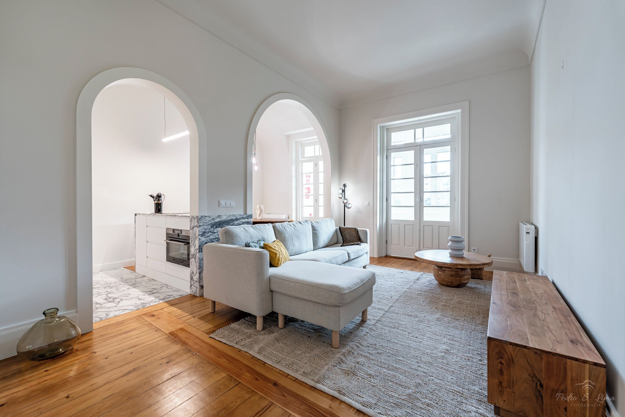 Klassiek appartement, patio, uitzicht op stad | Woonruimte