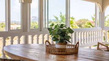 Panorama penthouse | Uitzicht vanaf balkon