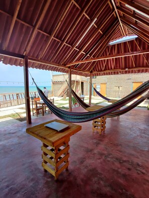 Panoramic Shared Dormitory, Mixed Dorm, Ocean View, Garden Area - Ocean View  (Riohacha)