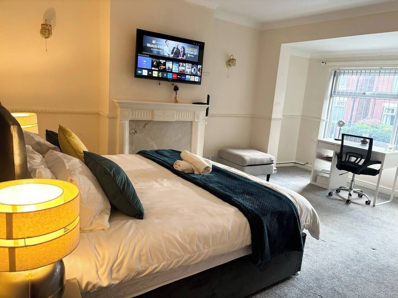 4 chambres, bureau, fer et planche à repasser, Wi-Fi