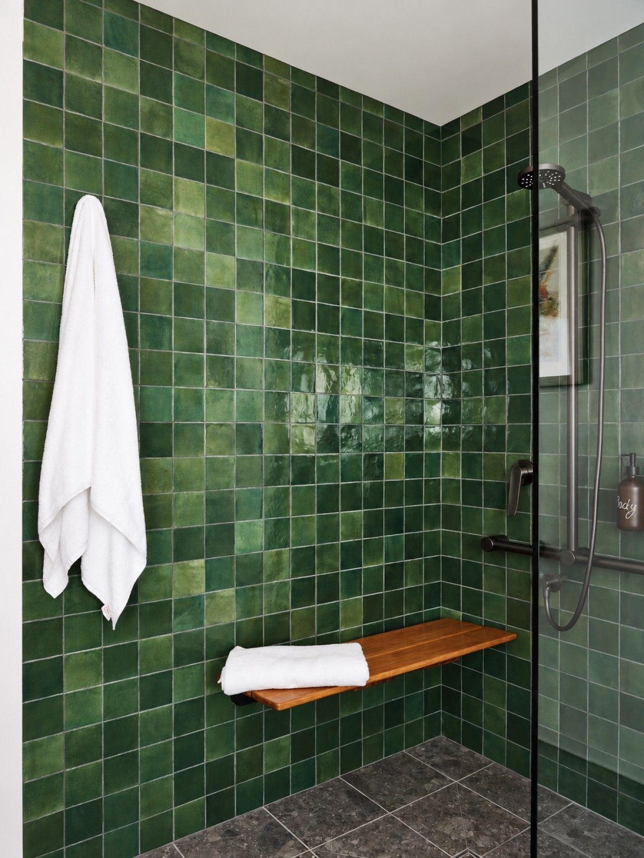 Hair dryer, towels