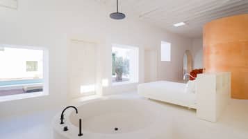 Deluxe-Suite | Dusche im Bad