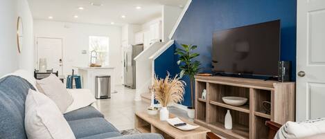 Smart-tv en een kantoor