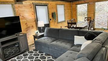 Télévision, cheminée