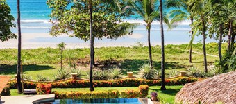 Rare Find: Beachfront Villa w/ Private Pool & Spacious Backyard, Surf Break Right at Your Doorstep!