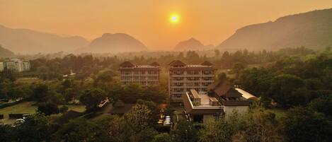 Fachada de la propiedad