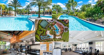 Mini Golf, Arcade, Huge Bedroom w/ Slide, Waterpark, Tiki Bar: Imagination Station