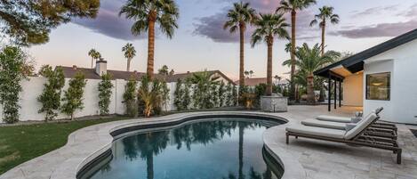 Una piscina climatizada