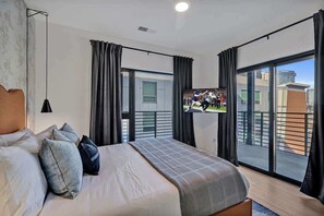 4 bedrooms, iron/ironing board, travel cot, WiFi