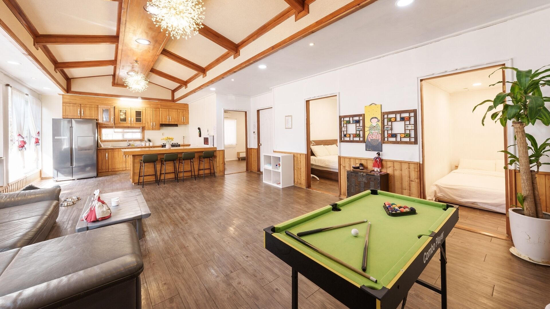 Habitación básica, 3 habitaciones (JJ dokchae (BBQ&PET)) | 1 dormitorio y wifi gratis