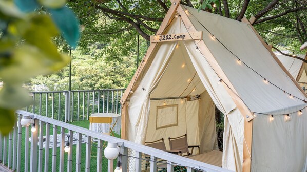 Basic-rum - 1 sovrum (J202 Stay(Camping Zone/BBQ)) | 1 sovrum och gratis wi-fi