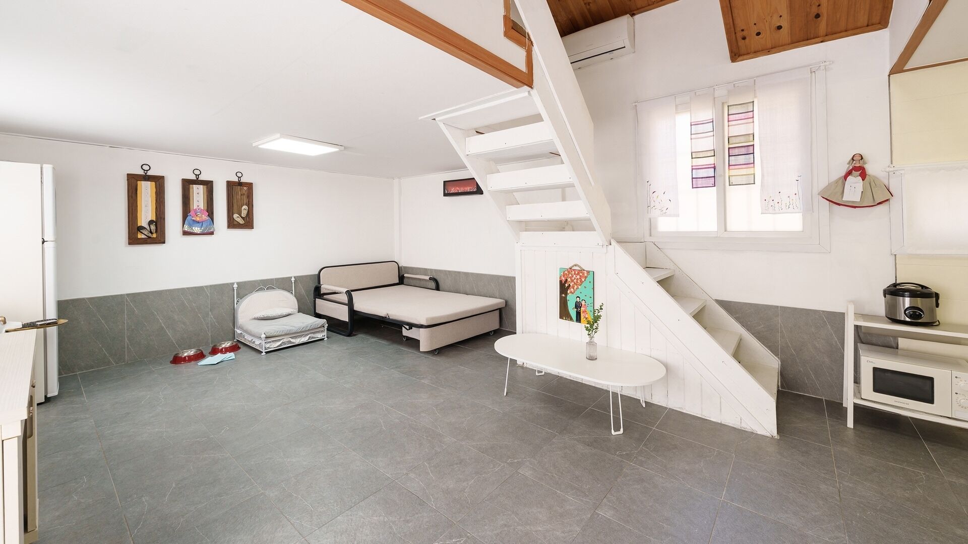 Habitación básica, 1 habitación (J301 (BBQ&PET)) | 1 dormitorio y wifi gratis
