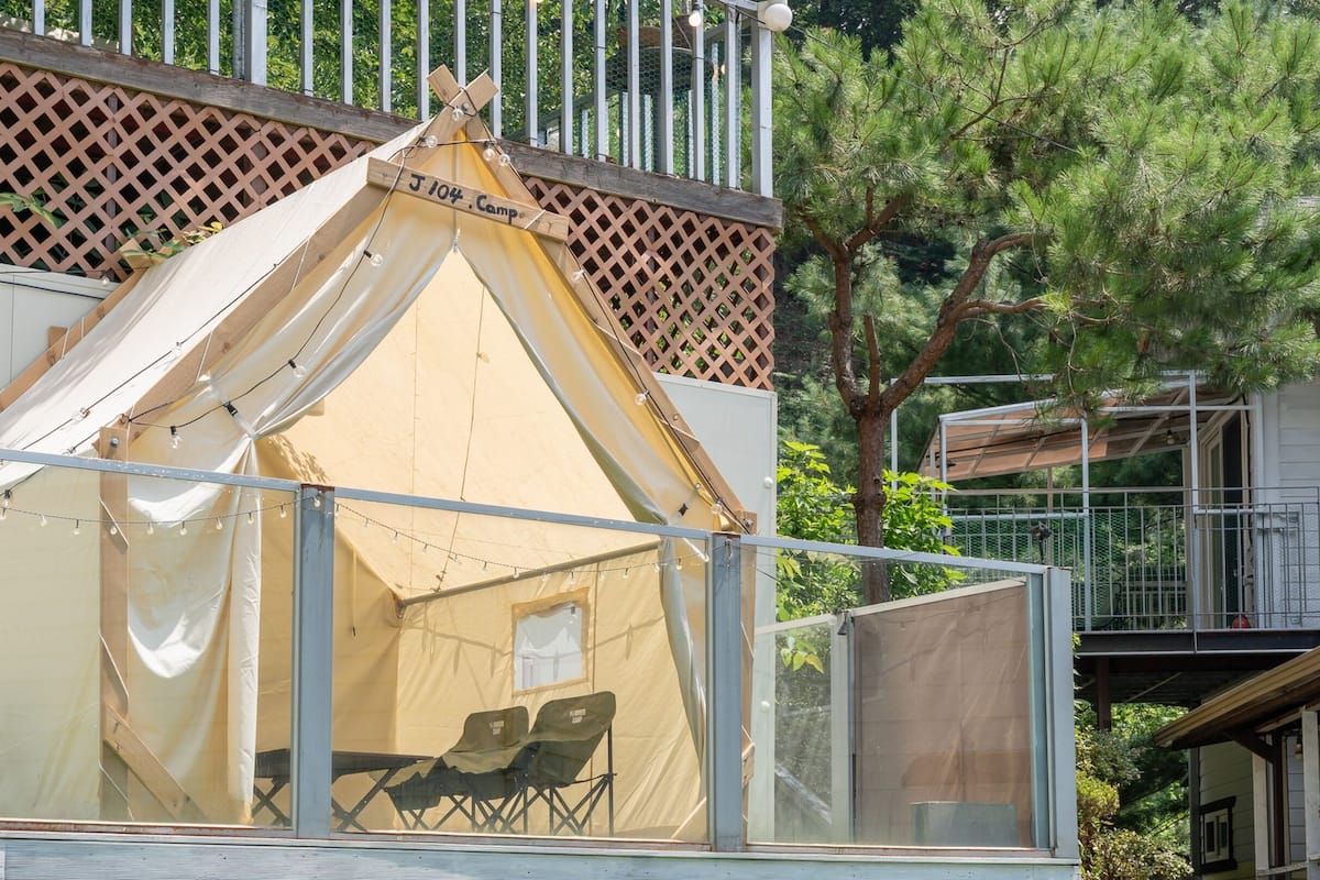 Phòng cơ bản, 1 phòng ngủ (J104 Stay(Camping Zone/BBQ)) | 1 phòng ngủ, truy cập Internet không dây miễn phí
