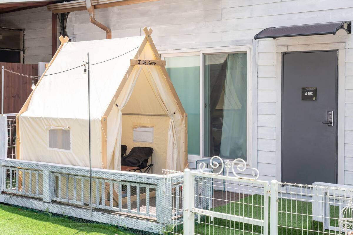Basic-Zimmer, 1 Schlafzimmer (J103 Stay(Camping Zone/BBQ)) | 1 Schlafzimmer, kostenloses WLAN
