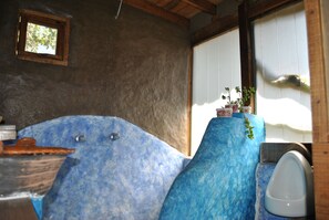 Traditional Double Room | Bathroom | Toilet paper - Temazcal Casa de Barro (Teotihuacan)