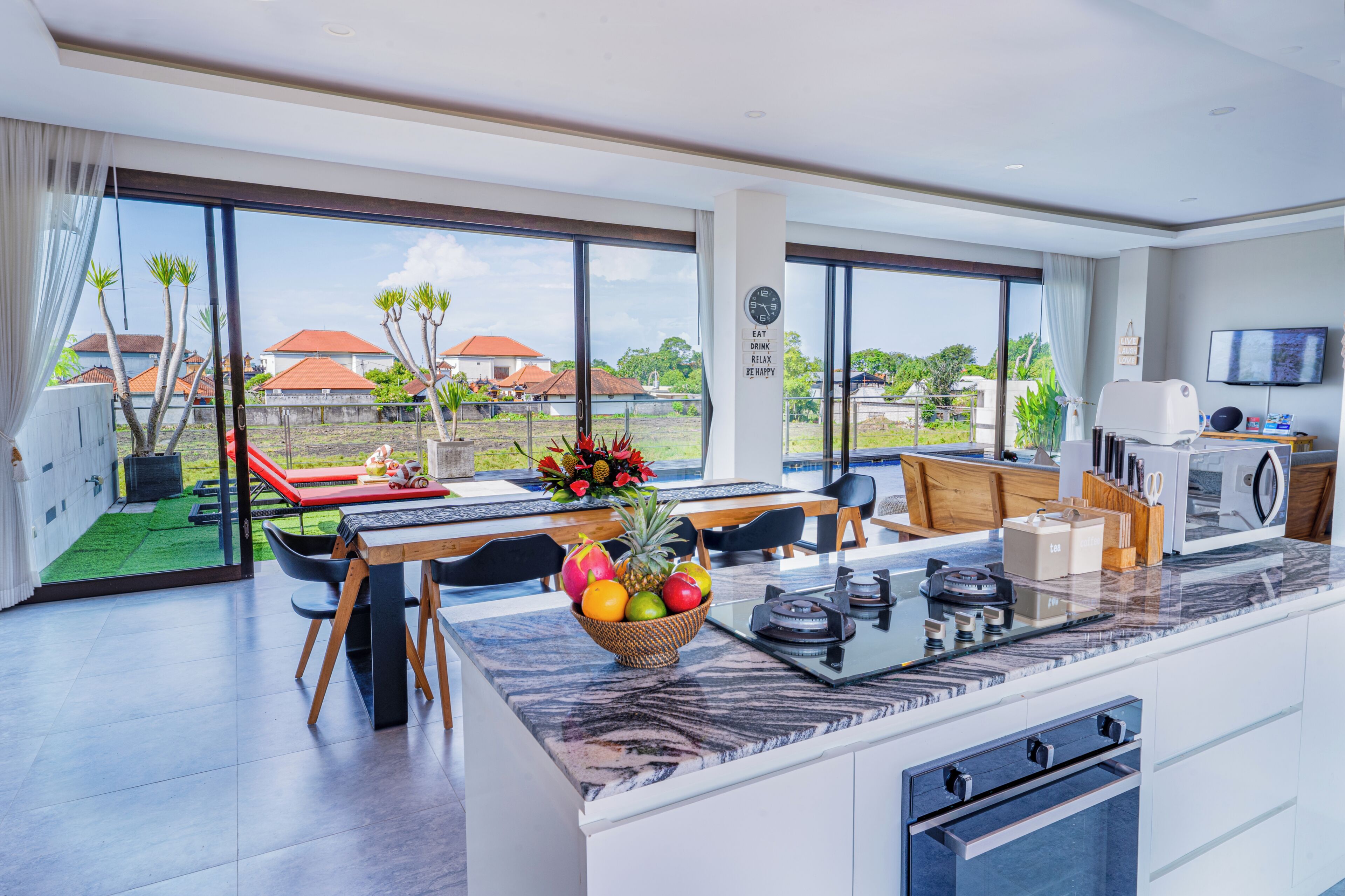 50-inch LED TV with cable channels