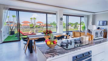 50-inch LED TV with cable channels