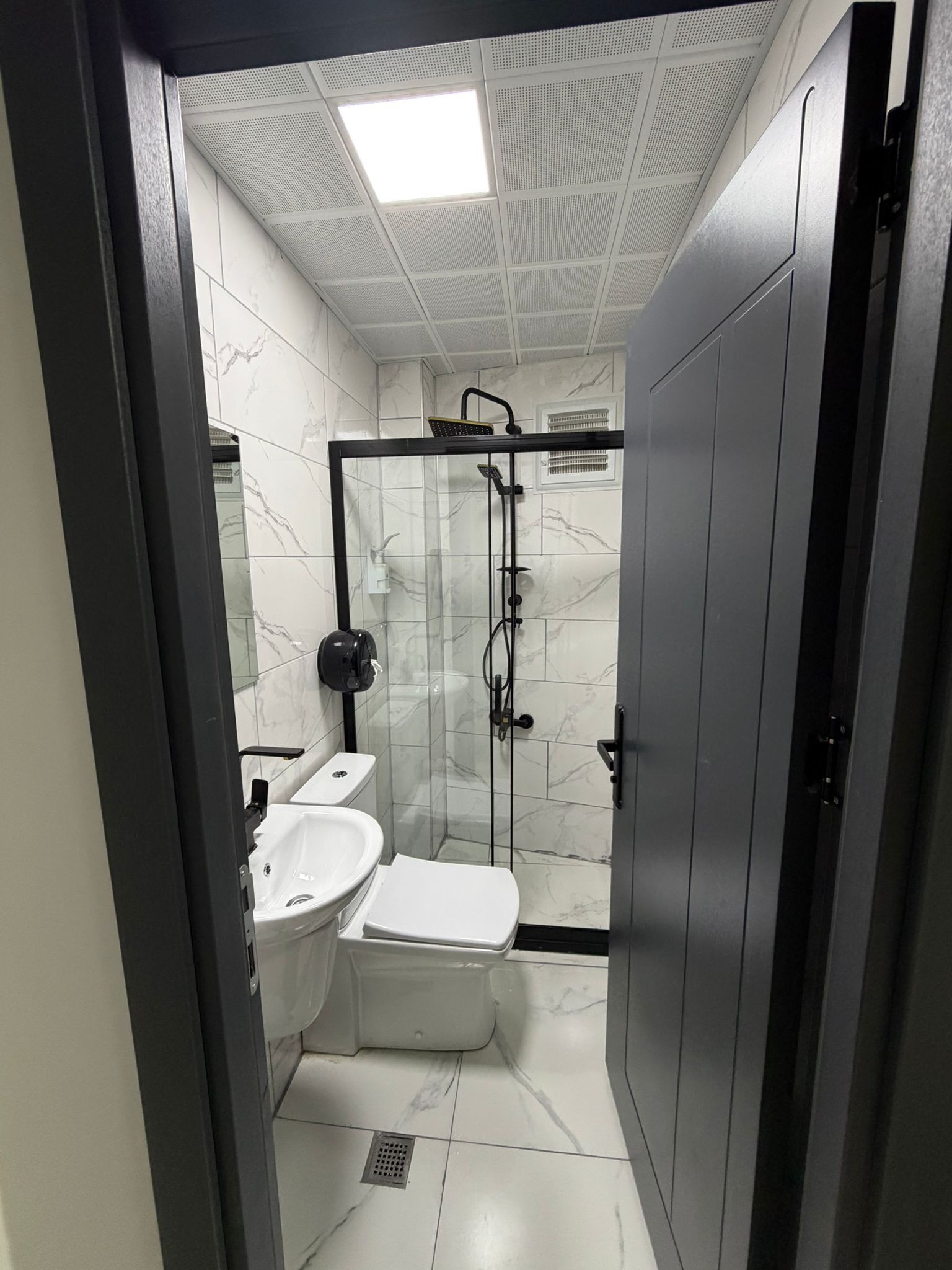 Free toiletries, hair dryer, bathrobes, slippers