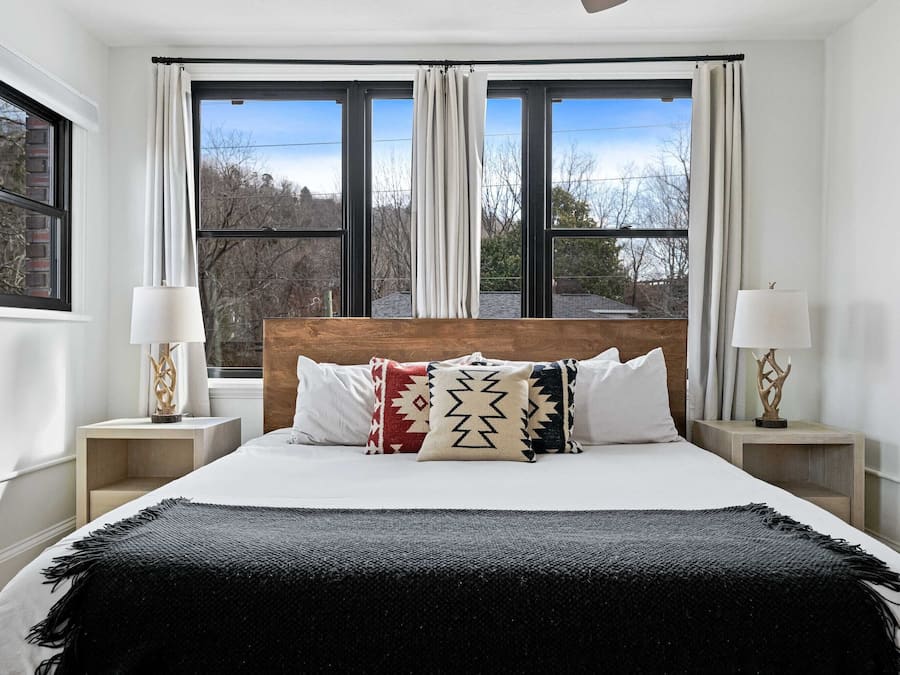 Individually decorated, individually furnished, blackout drapes