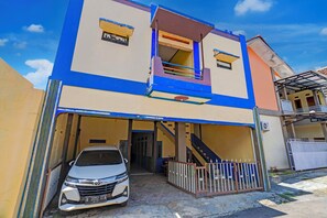 Majoituspaikan julkisivu