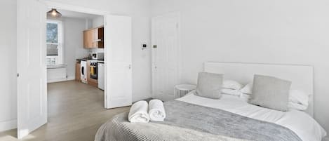 1 غرفة نوم وواي فاي مجانًا وملاءات أسرّة