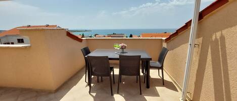 Vue depuis lâhĂ©bergement