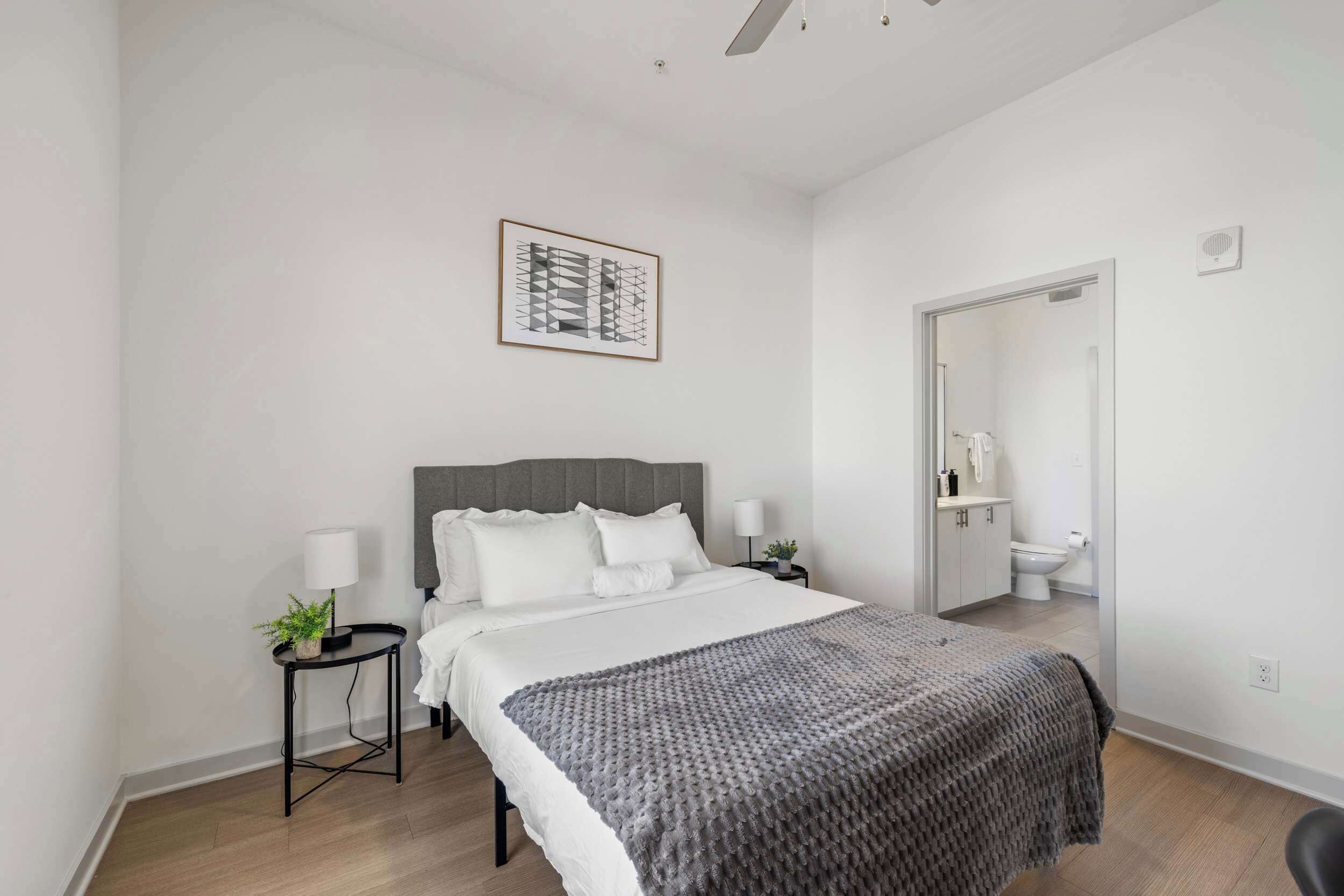 2 bedrooms, desk, iron/ironing board, WiFi