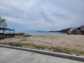 On the beach
