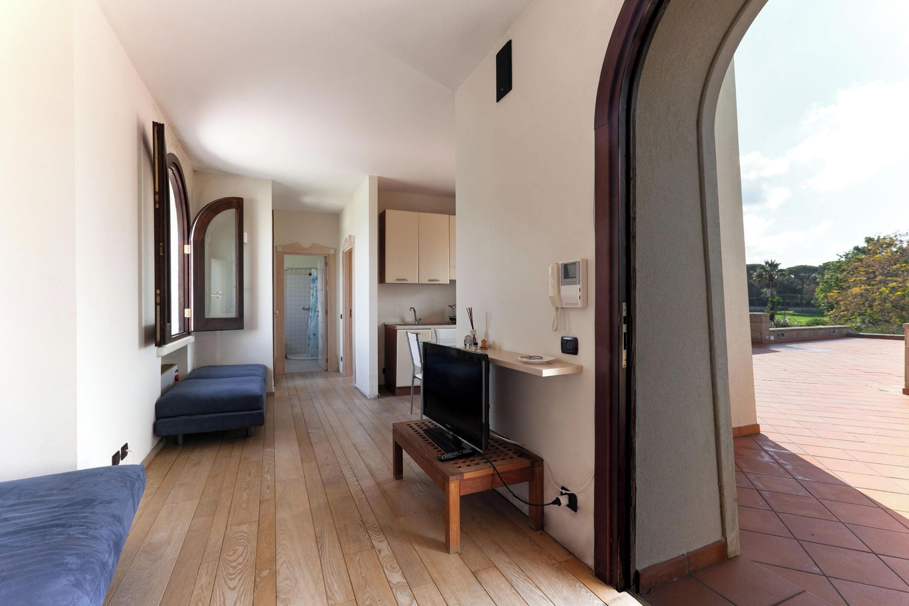 Télévision à écran plat de 21 pouces avec chaînes numériques, télévision