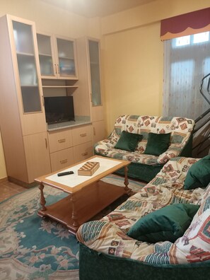 تلفزيون، مدفأة، كُتُب