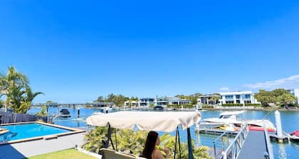 Luxury waterfront holiday home on the Sunshine Coast