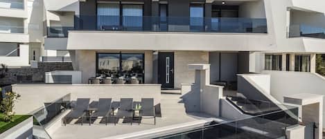 Voorkant van accommodatie