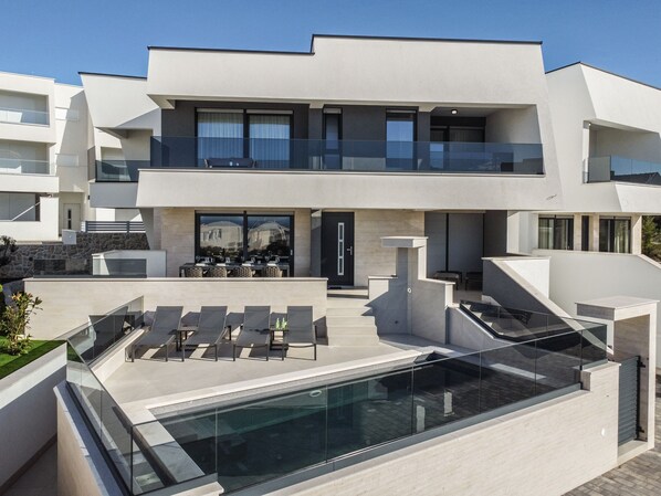 Façade de l’hébergement