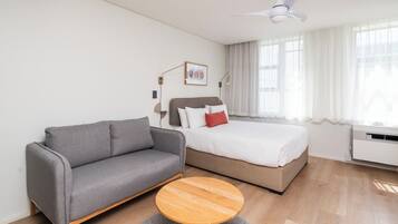 In-room safe, desk, iron/ironing board (on request), WiFi (free)