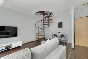 Apartment, 1 Bedroom, Terrace | Living room - Duplex Apartment in Poznan by Renters (Poznan)