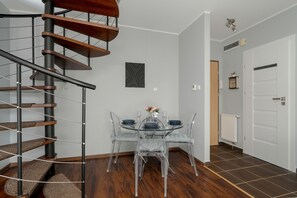 Apartment, 1 Bedroom, Terrace | Dining room - Duplex Apartment in Poznan by Renters (Poznan)