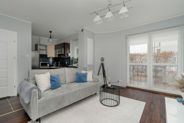 Apartment, 1 Bedroom, Terrace | Living room - Duplex Apartment in Poznan by Renters (Poznan)