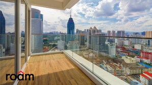 Apartemen Khas, 2 kamar tidur | Balkon