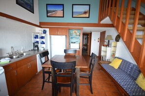 Interior - Waterfront condo with stunning views in Glen Arbor. Air conditioning. (Glen Arbor)
