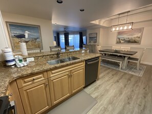 Condo, 3 Bedrooms | Private kitchen | Fridge, oven, coffee/tea maker, toaster - 1107 Royale Palms 3 Bedroom Condo (Myrtle Beach)