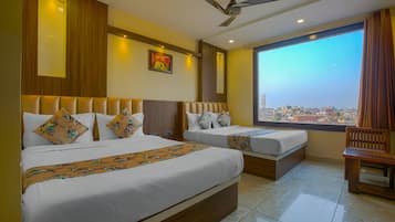 Desk, laptop workspace