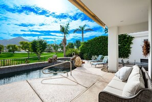 Terrace/patio - Incredible Views From This 4 Bedroom Pool Home With Office and Sofa Sleeper (La Quinta)