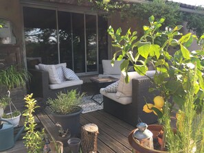 Terrace/patio - Villa en Bordure de Collinepiscineclimnetflix (Les Matelles)