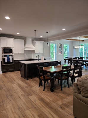 Dining - NEW June 2024 -LAKEFRONT 9 King Bedrooms/8 bath! Private Dock and Beach! 2 acres (Mineral)