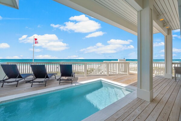 House, 5 Bedrooms, Private Pool, Ocean View | Private pool - Beach House - Reel Em Inn by PHG (Panama City Beach)